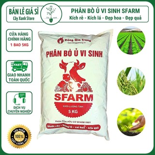 Phân bò hữu cơ vi sinh sfarm túi 5kg