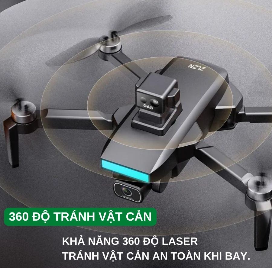 Flycam ZLL SG107 MAX - Thiết bị bay trang bị động cơ không chổi than kết hợp cảm biến tránh vật cản, bay đến 20 phút | BigBuy360 - bigbuy360.vn