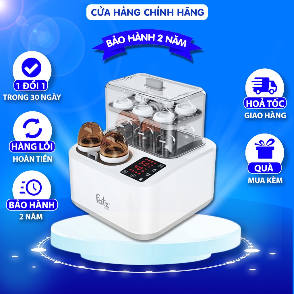 Máy tiệt trùng sấy khô hâm sữa Fatz Baby Captain 2 tích hợp nấu cháo thông minh FB4315SL