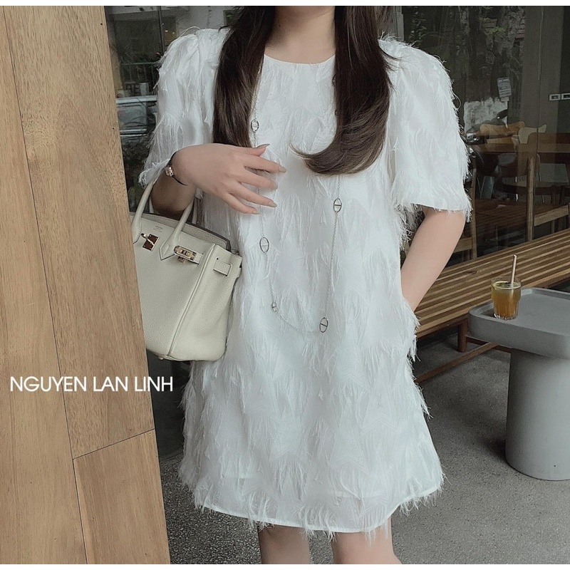 Váy xuông lông tiểu thư