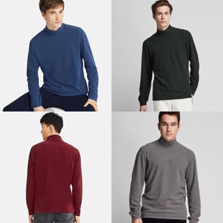 Áo giữ nhiệt nam Heattech VNXK cổ 3 phân