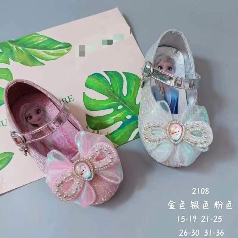 Giày búp bê trẻ em mặt elsa siêu xinh