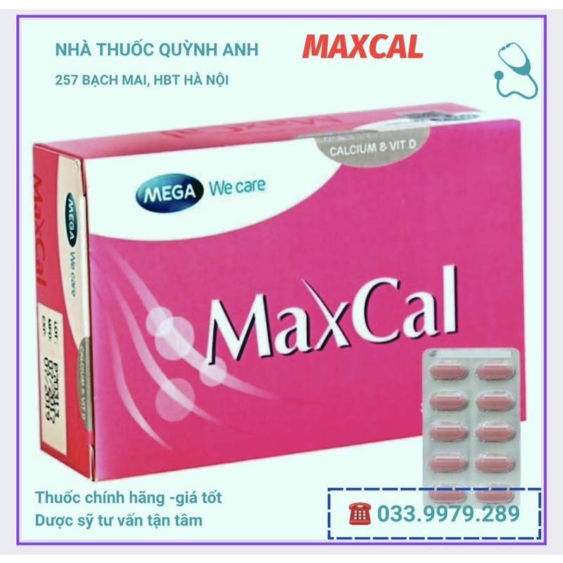 MAXCAL bổ xung canxi và vitamin D phát triển chiều cao và giảm nguy cơ loãng xương
