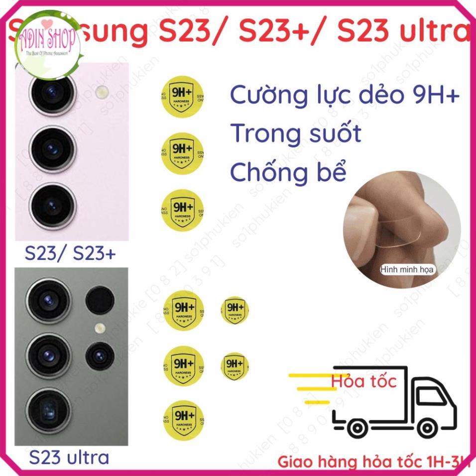Dán cường lực camera Samsung S23/ S23+/ S23 ultra loại nano chống bể, ppf chống trầy tự phục hồi vết thương