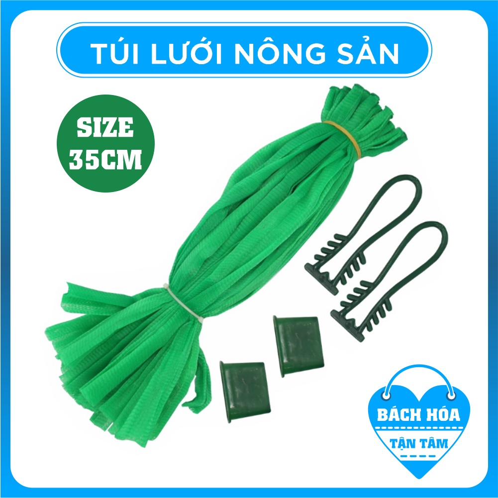 1kg Túi Lưới Đựng Trái Cây - Hoa Quả - Nông Sản Loại 35cm - Loại Tốt