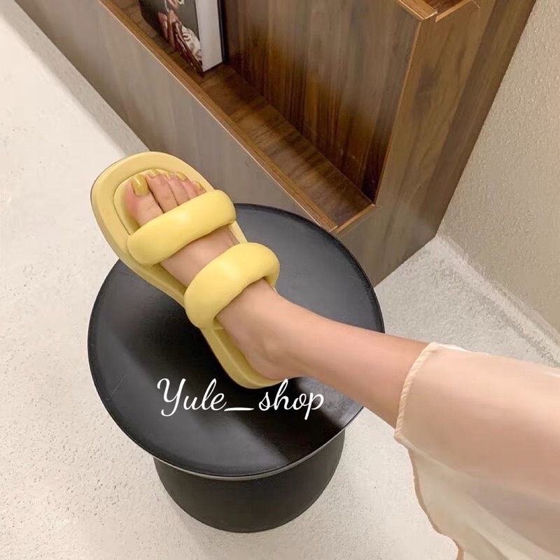 Slipper đế dày mềm mại thoải mái dễ phối đồ hợp thời trang phong cách mới