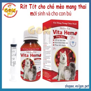 Vita Hem Hỗ Trợ Tạo Máu, Kích Thích Thèm Ăn, Vitamin, Thuốc Bổ Cho Chó Mèo