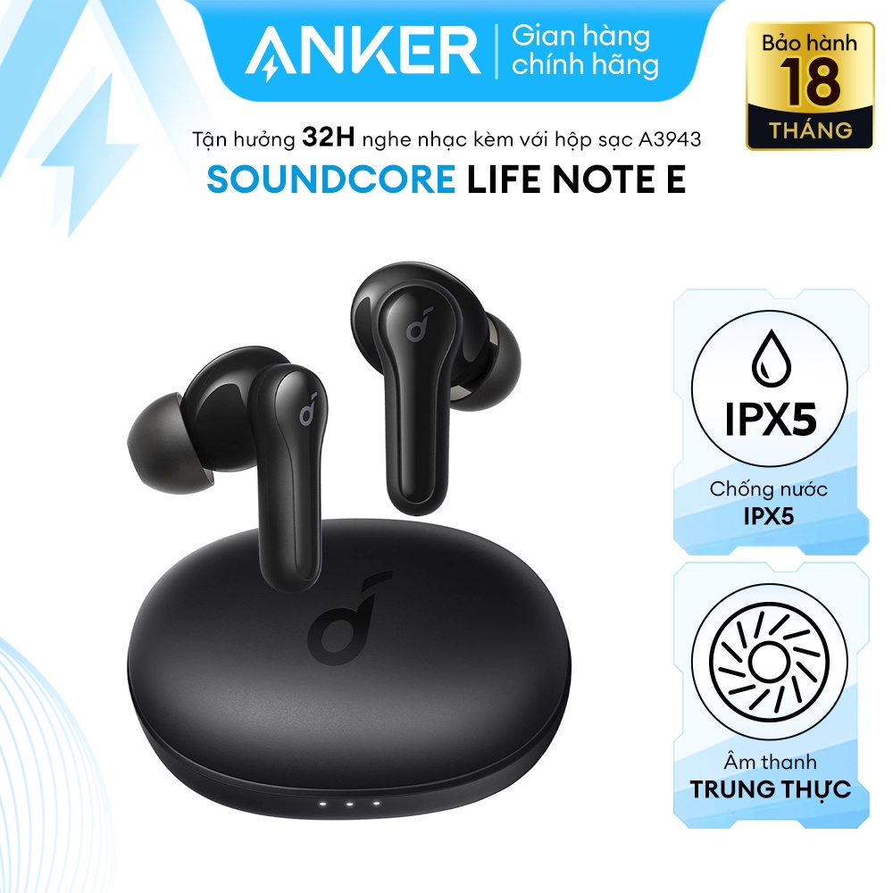 Tai nghe không dây SOUNDCORE (by ANKER) Life Note E True Wireless (TWS) - A3943