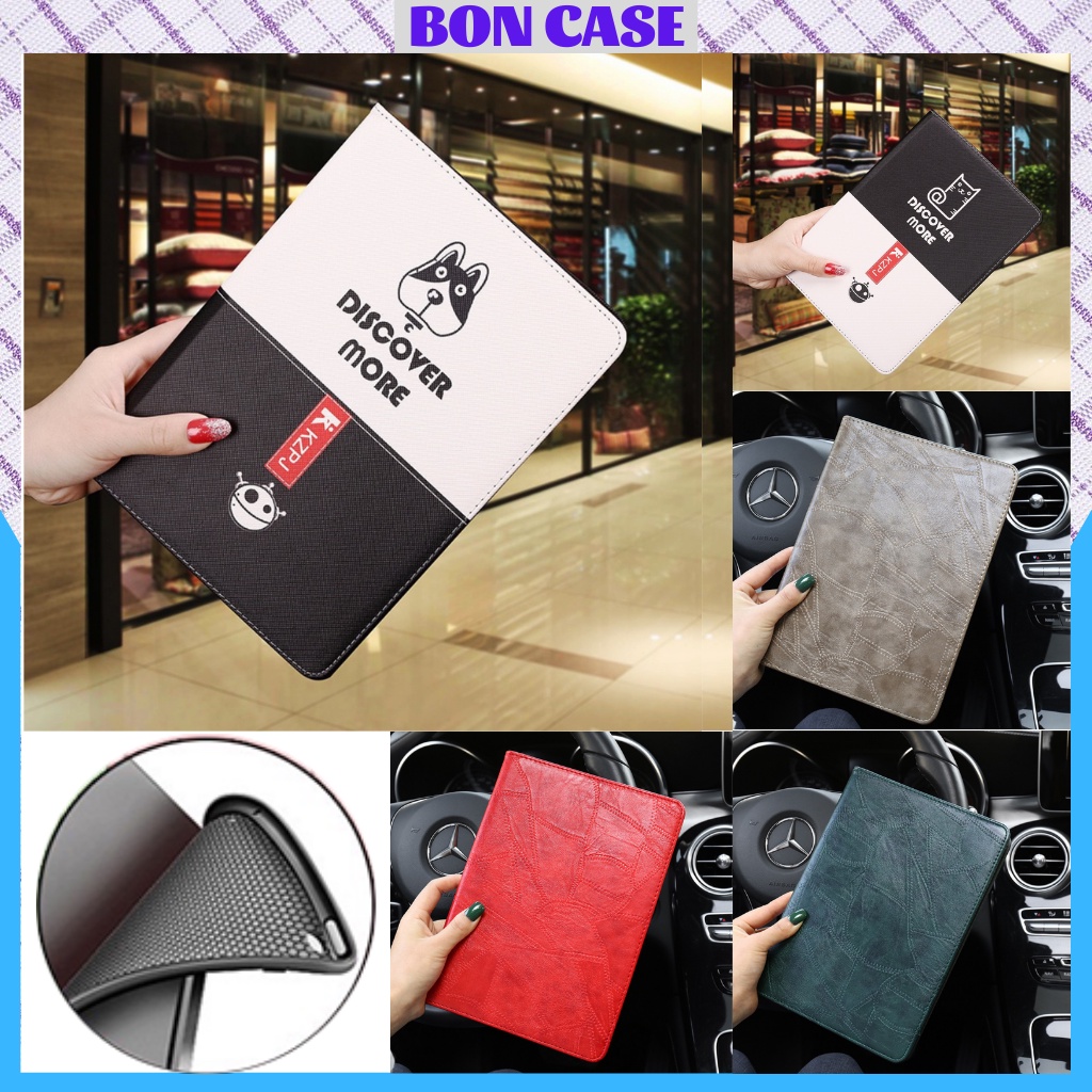 Ốp ipad silicon Vân da Kst cực chất ốp ipad Air 1/2/3/4/5 -Gen 5-6-7-8-9 -Pro 11-10.5 -Mini 1-2-3-4-5-6-BON CASE