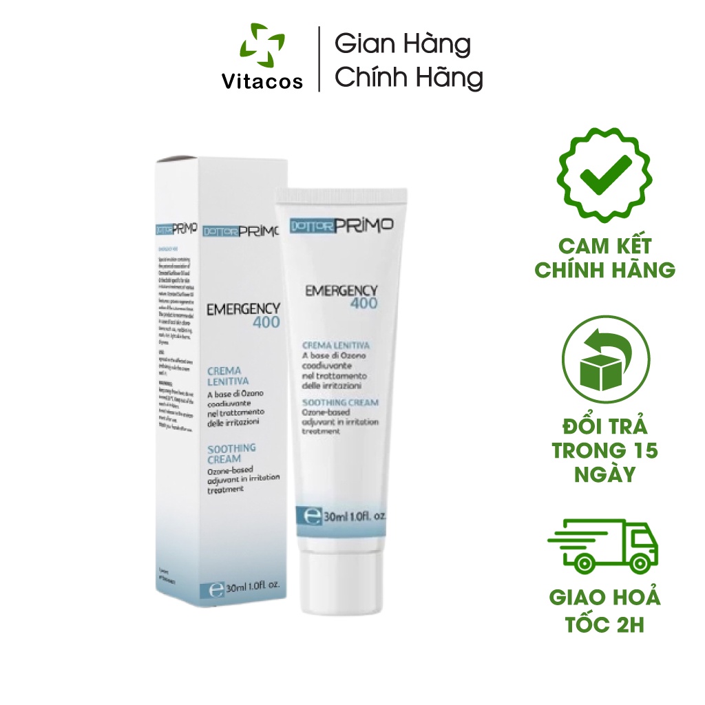 Kem Bôi Vết Thương DottorPrimo Emergency 400 Giúp Vết Thương Nhanh Lành Và Chống Sẹo