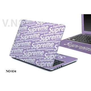 Decal dán laptop SUPREME VNO SKIN cao cấp cho các dòng laptop