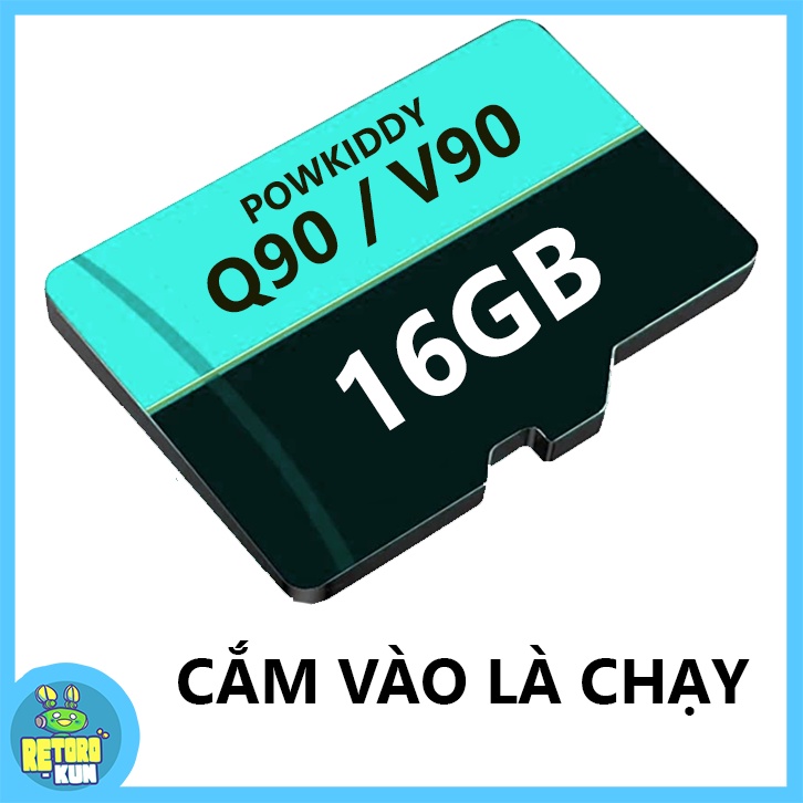 Phụ kiện & Thẻ nhớ game cho máy Powkiddy V90 / Q90 / X39 / X51 hơn 5000 game đi kèm, Firmware tối ưu đạt hiệu suất cao