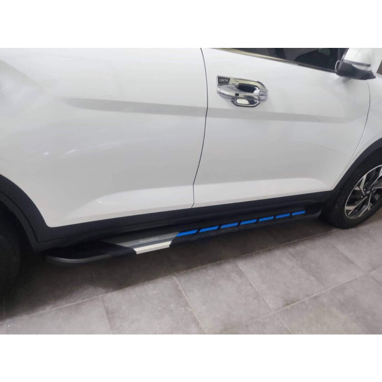 Bậc lên xuống, bệ bước chân HYUNDAI CRETA 2022. MÂU CAO CÂP MCB - xanh