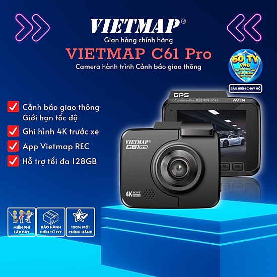 Camera quan sát ghi hình ảnh, Model C61 pro