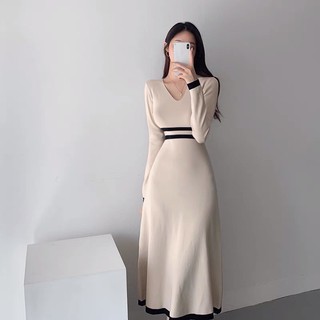 Đầm nữ dáng dài dễ thương [hàng sẵn]