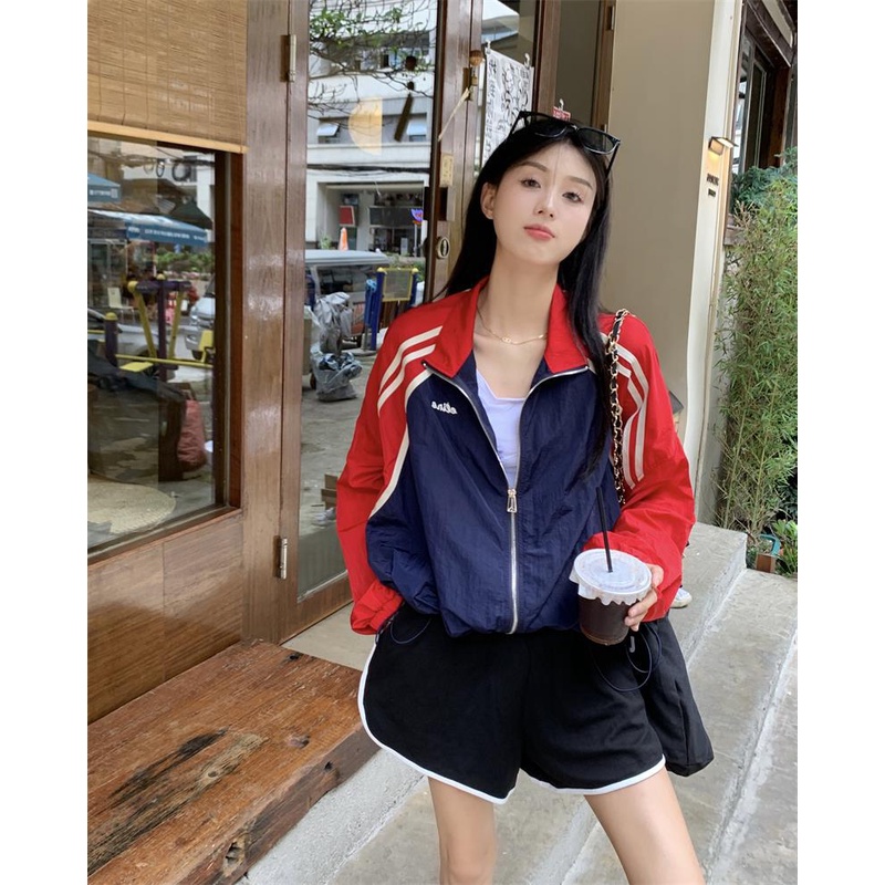 Áo Khoác Bóng Chày Phong Cách Retro Thời Trang Cho Nữ