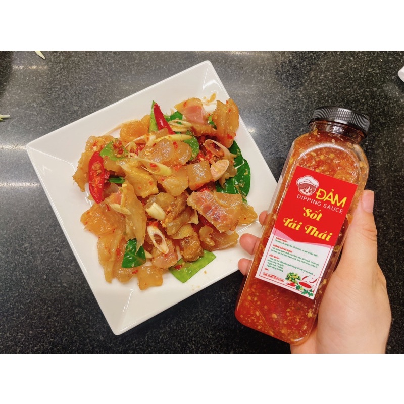 Sốt tái thái Đảm 1000ml chế biến sẵn làm chân gà sốt thái , tôm tái thái ...