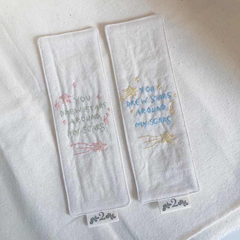 Bookmark vải thêu tay