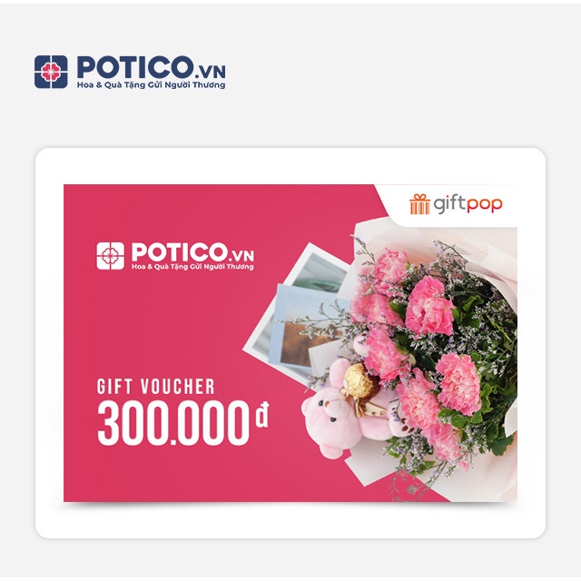 Phiếu quà tặng Potico.vn 300k