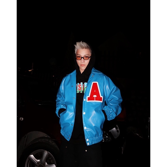 Áo khoác Bomber Da