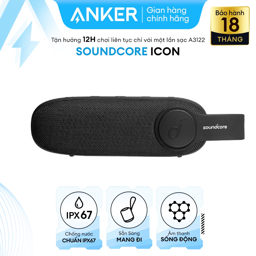 Loa bluetooth SoundCore Icon 10W (by ANKER) - A3122