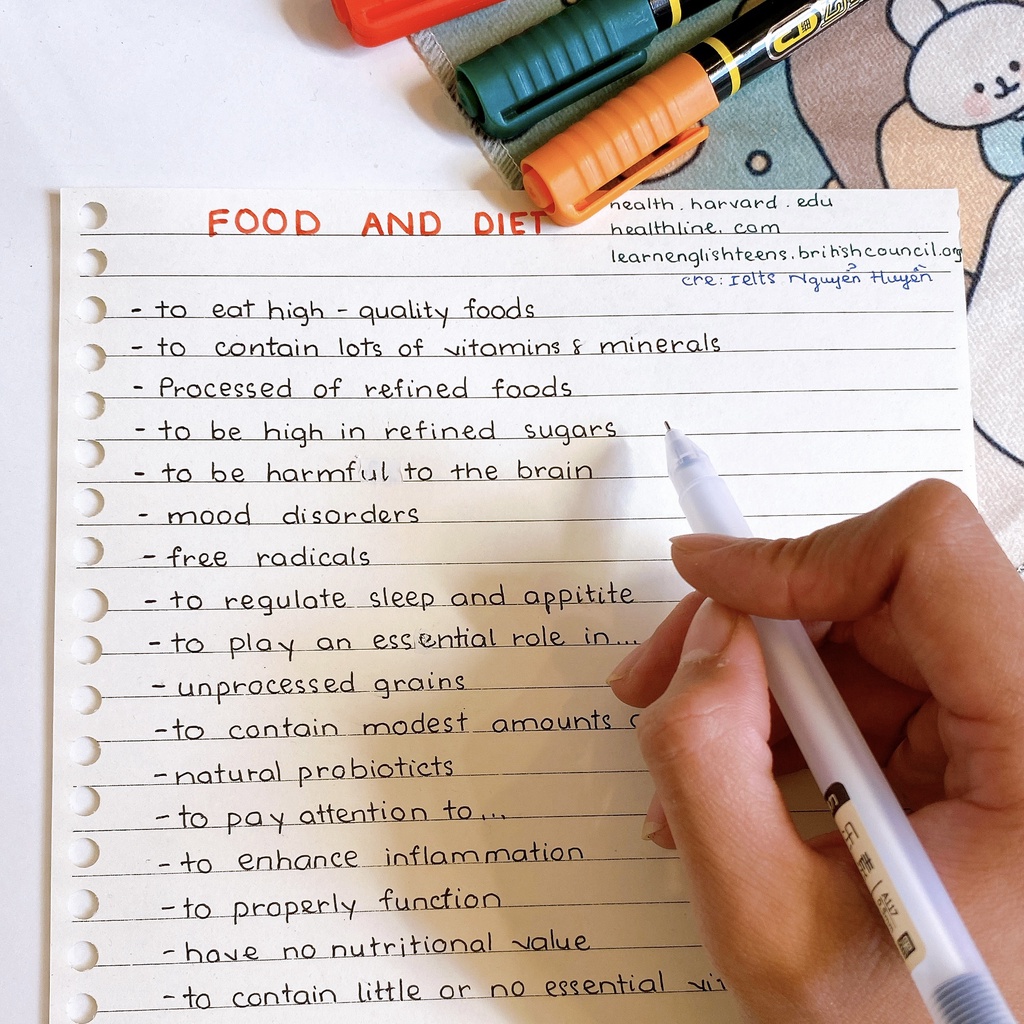 Bút gel notes IELTS simple Deli chính hãng A03 Taro Stationery