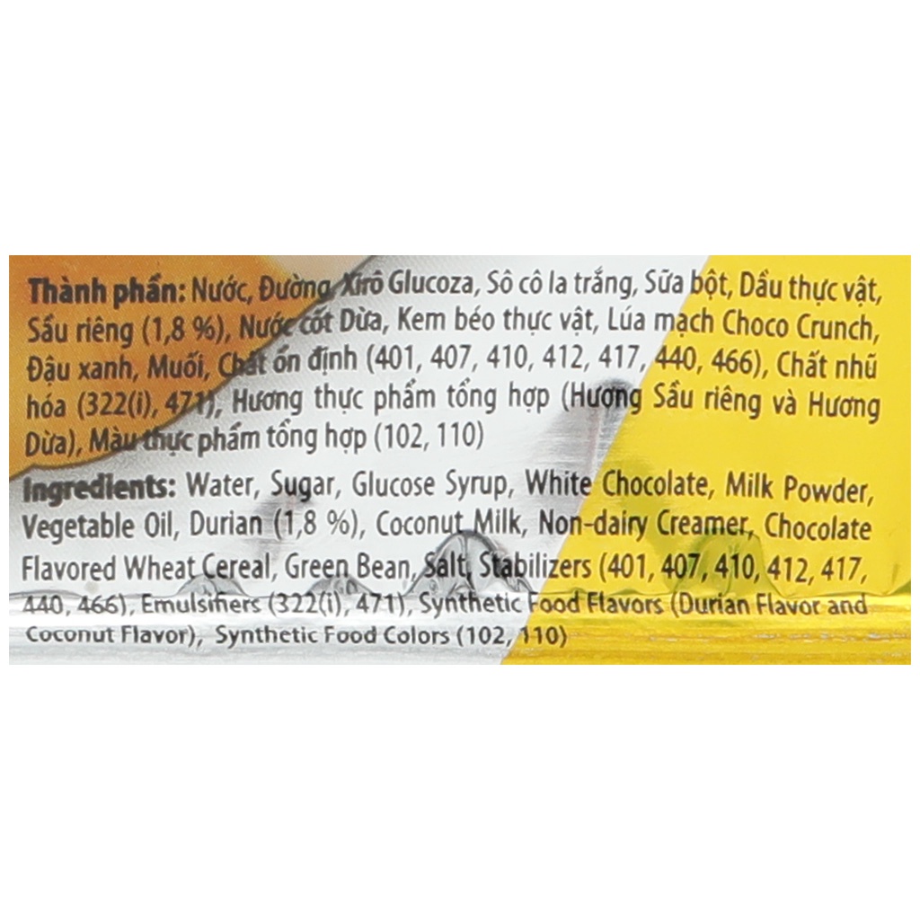 SET 10 QUE - Kem que sầu riêng Merino X Plus 60g