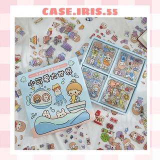 Set 10 miếng nhãn dán, sticker, hình dán nhiều chủ đề