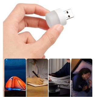 Đèn Ngủ Mini Hình Tròn Bóng LED - Cổng USB