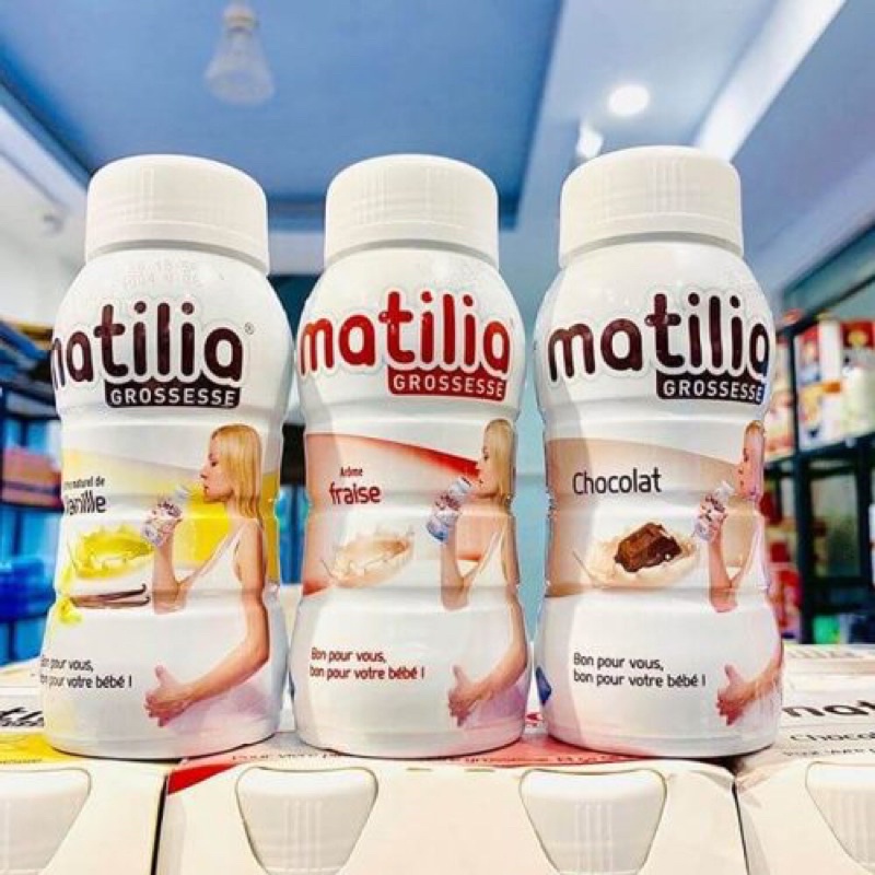 Lốc 4 chai sữa bầu Matilia Pháp chai 200ml - Pháp(GIÁ TỐT NHẤT)