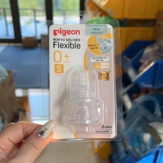 Núm ti siêu mềm Pigeon cổ hẹp S/M/L/Y Chính Hãng Đủ Size