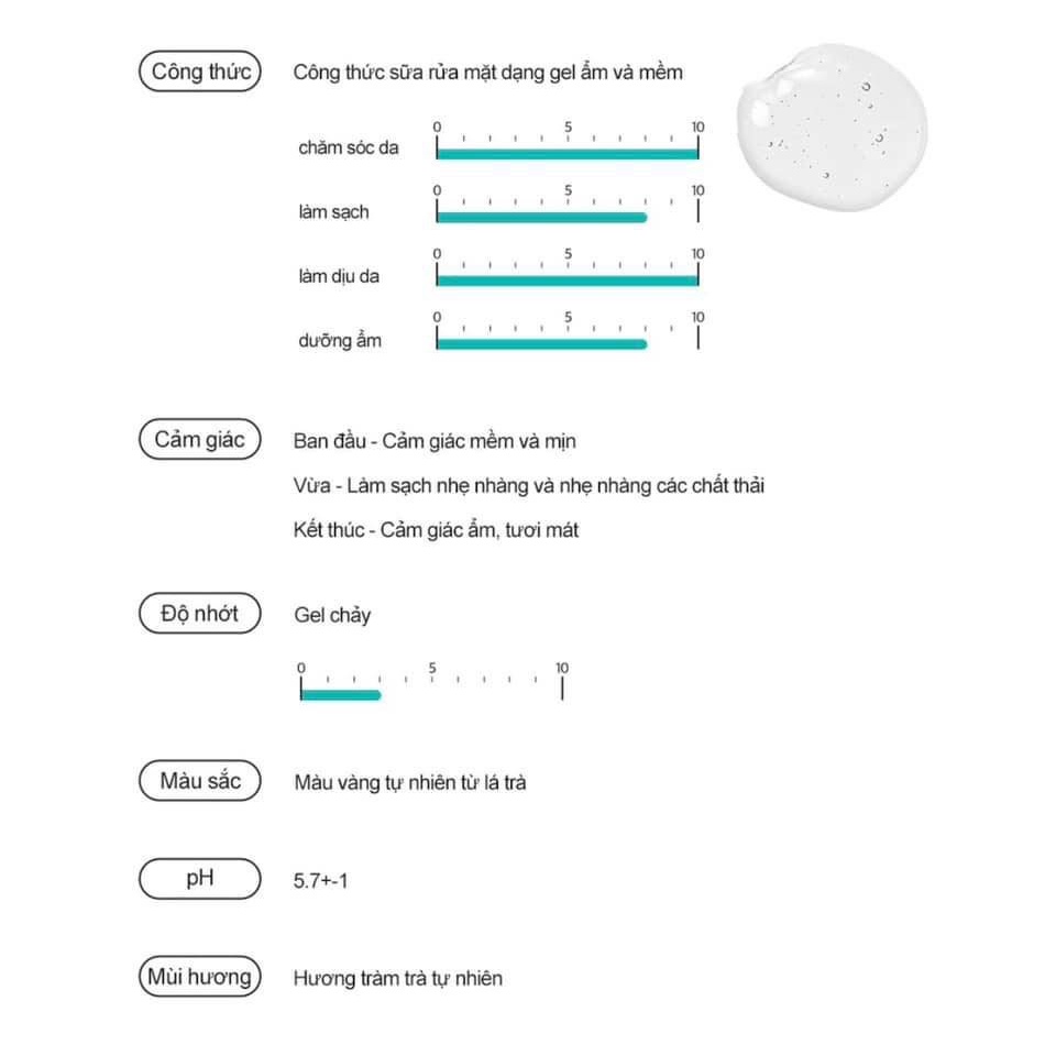 Sữa rửa mặt Derma Factory Tea Tree 59% Cleanser 150ml