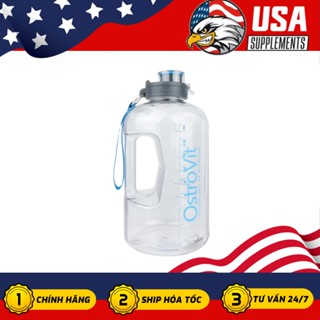 Shaker Bình Nước Ostrovit, Free Bpa, Tiện Lợi Khi Mang Đi Du Lịch, Thể Thao, Dung tích 2200ml