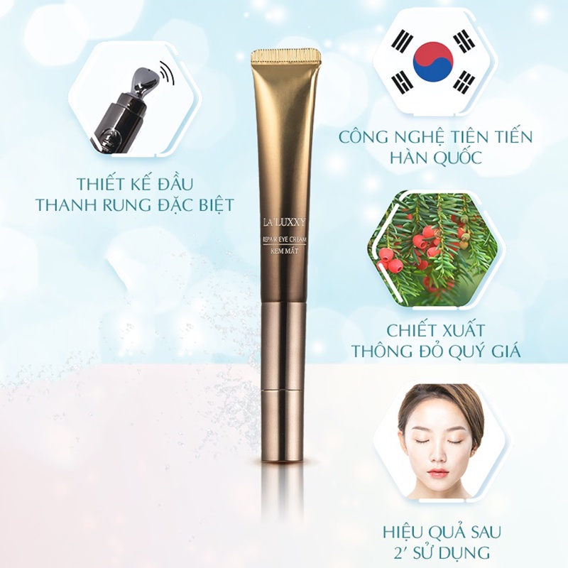 Kem dưỡng da mắt làm mờ vết thâm, sáng mịn da vùng mắt LA'LUXXY thương hiệu Dr. Lacir dung tích 20ml