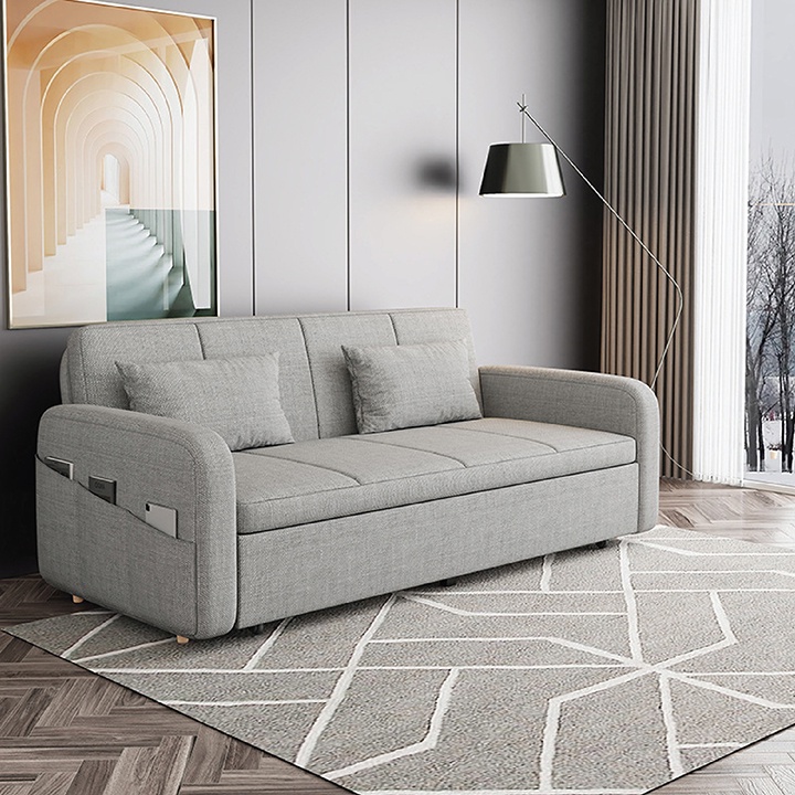 Sofa Giường Thông Minh Kiêm Ghế Sofa Khung Sơn Tĩnh Điện Đa Năng Có Ngăn Chứa Đồ - Bảo Hành 3 Năm | BigBuy360 - bigbuy360.vn