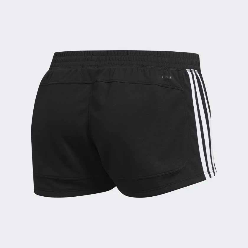 Quần Short đùi nữ Adi.das Pacer 3-stripes Knit chính hãng thun thể thao thoáng mát mặc tập gym chạy bộ -Aries Sốp