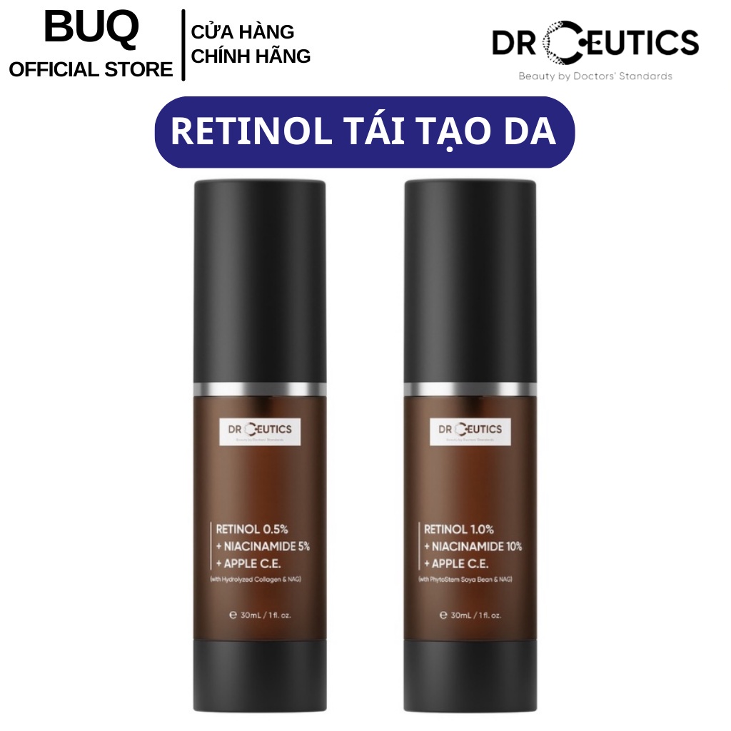 Kem Dưỡng Drceutics Chống Lão Hoá Chứa Retinol Niacinamide Và Dịch Chiết Tế Bào Gốc Quả Táo (30ml)