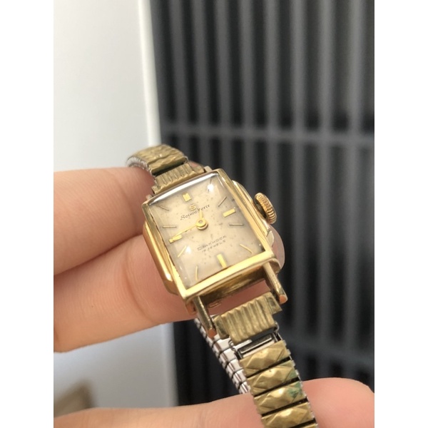ĐỒNG HỒ CƠ LÊN DÂY NỮ SEIKO BỌC VÀNG 14K NHẬT