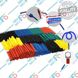 DMF5 Ống gen co nhiệt cắt sẵn nhiều màu 2:1 bọc dây diện, mối hàn chất liệu polyolefin 164pcs, 328pcs, 530pcs, 580pcs