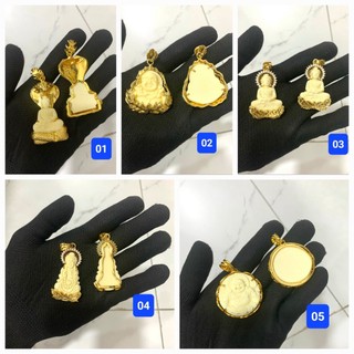 Mặt dây chuyền phong thủy kiểu dáng phật 100123