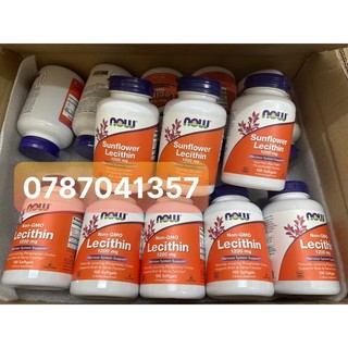 (date 2025 có bill) Thực phẩm chông tắc tia sữa SUNFLOWER LECITHIN 1200mg lọ 100v ( chính hãng từ Mĩ)