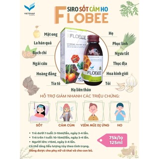 Siro Sốt Cảm Ho Flobee 125ml