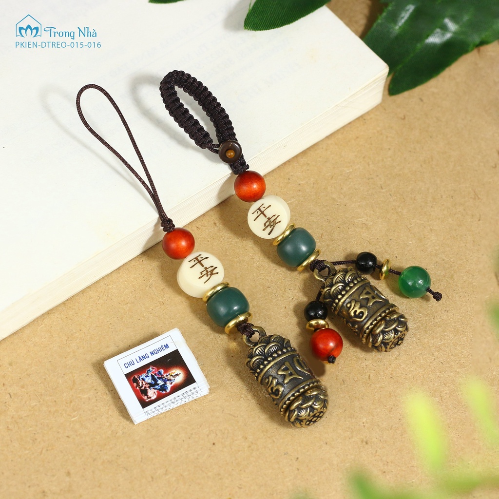 Dây treo khắc Om Mani Padme Hum, chú Lăng Nghiêm