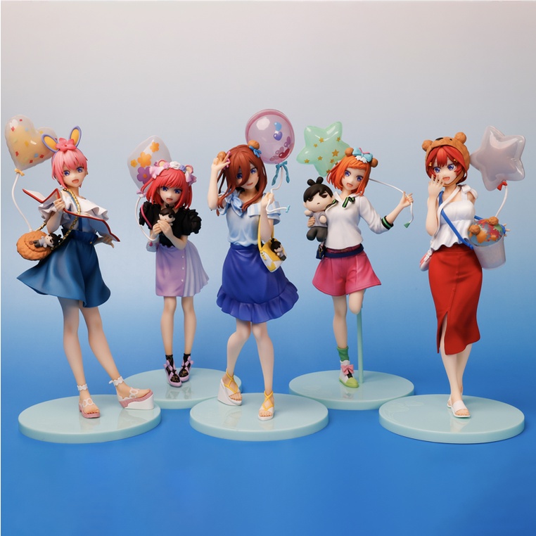 Mô hình Gotoubun no Hanayome Ichika Nino Miku Yotsuba Itsuki Best Holiday set Giải A đến E - ICHIBAN KUJI BANDAI NAMCO