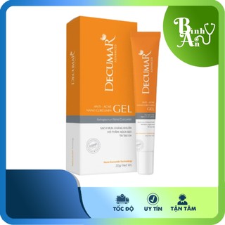 Gel decumar advanced anti-acne nano curcumin – hỗ trợ ngừa mụn, giảm thâm, mờ sẹo, sáng da