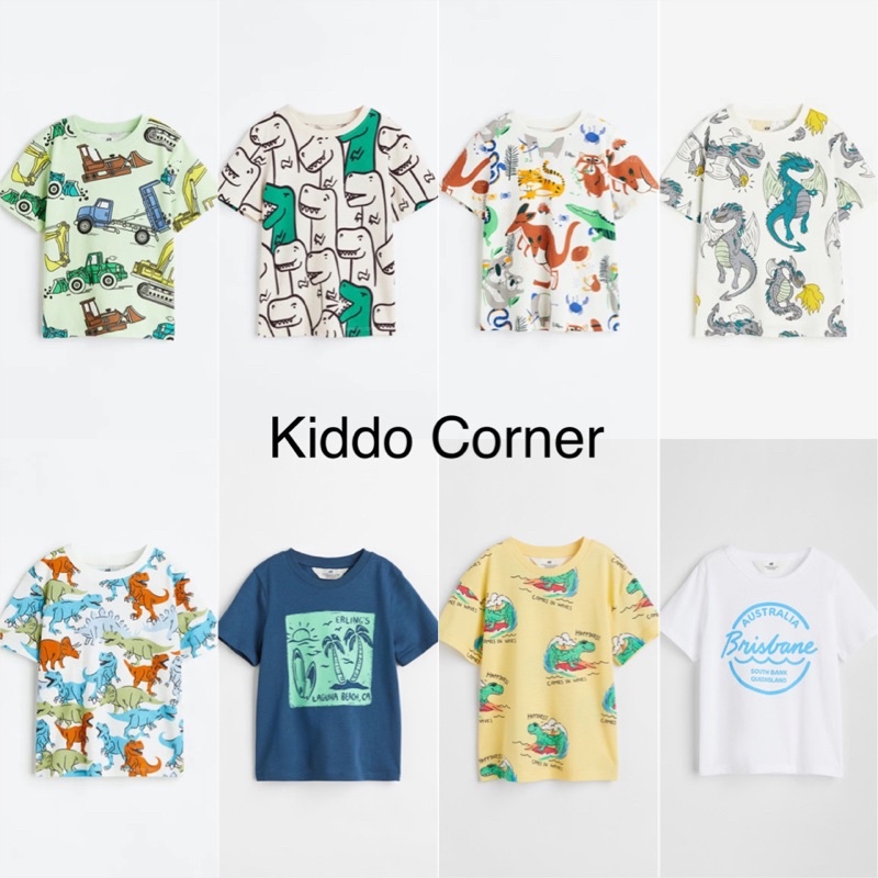 Áo phông H&M cho bé trai, chất liệu cotton (Link 1)