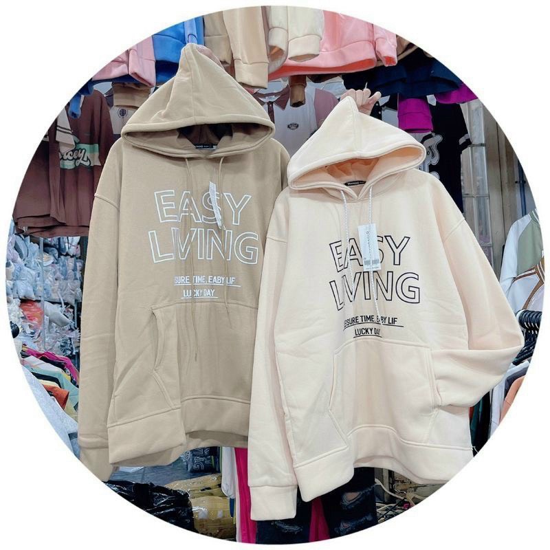 Áo Hoodies Nữ Nón Lớn Form Rộng Vải Nỉ Dày Mịn Che Nắng Chắn Gió Siêu Hot NEW UNISEX