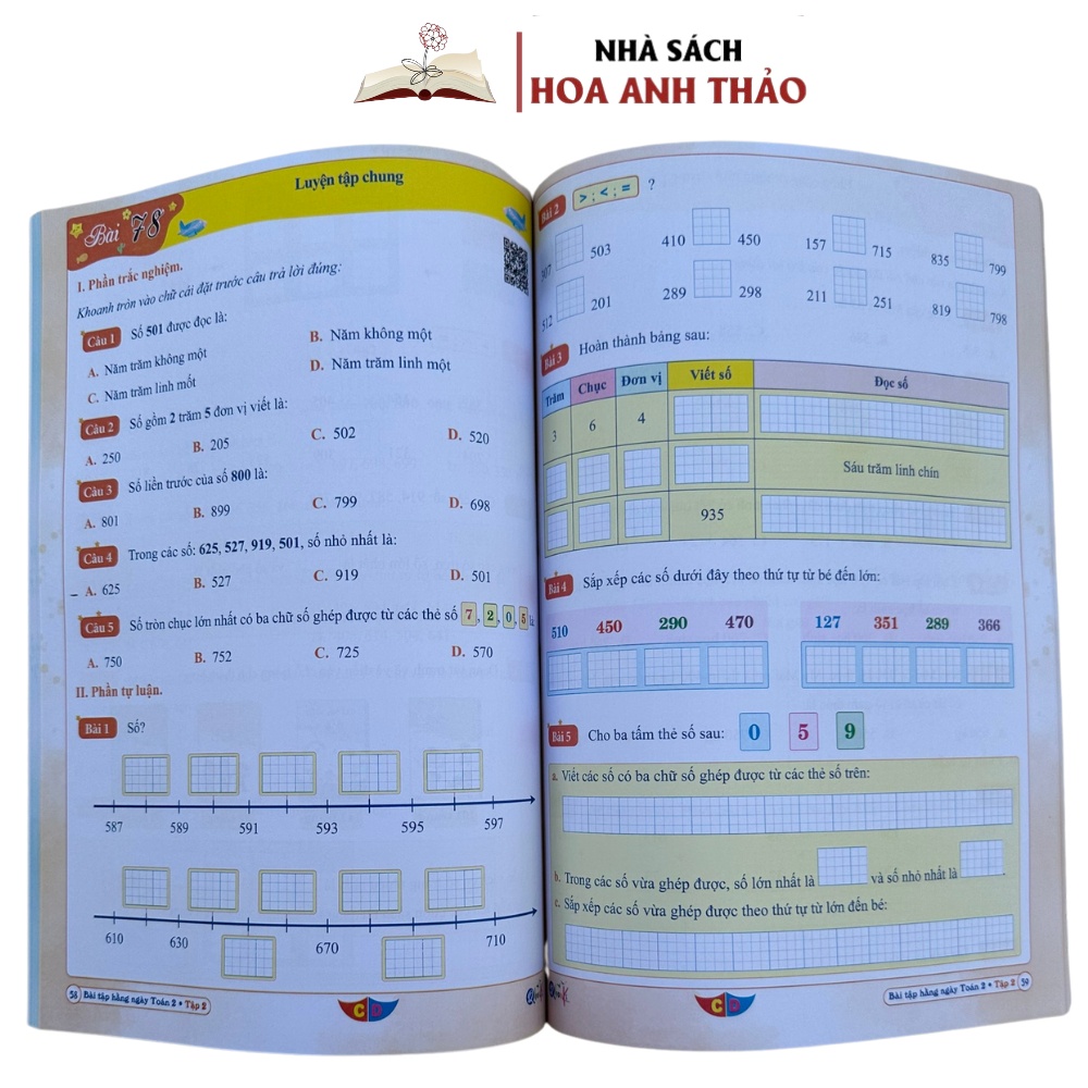 Sách - Combo Bài Tập Hàng Ngày Toán Và Tiếng Việt Lớp 2 - Cánh Diều - Học Kì 2 ( 2 Cuốn )