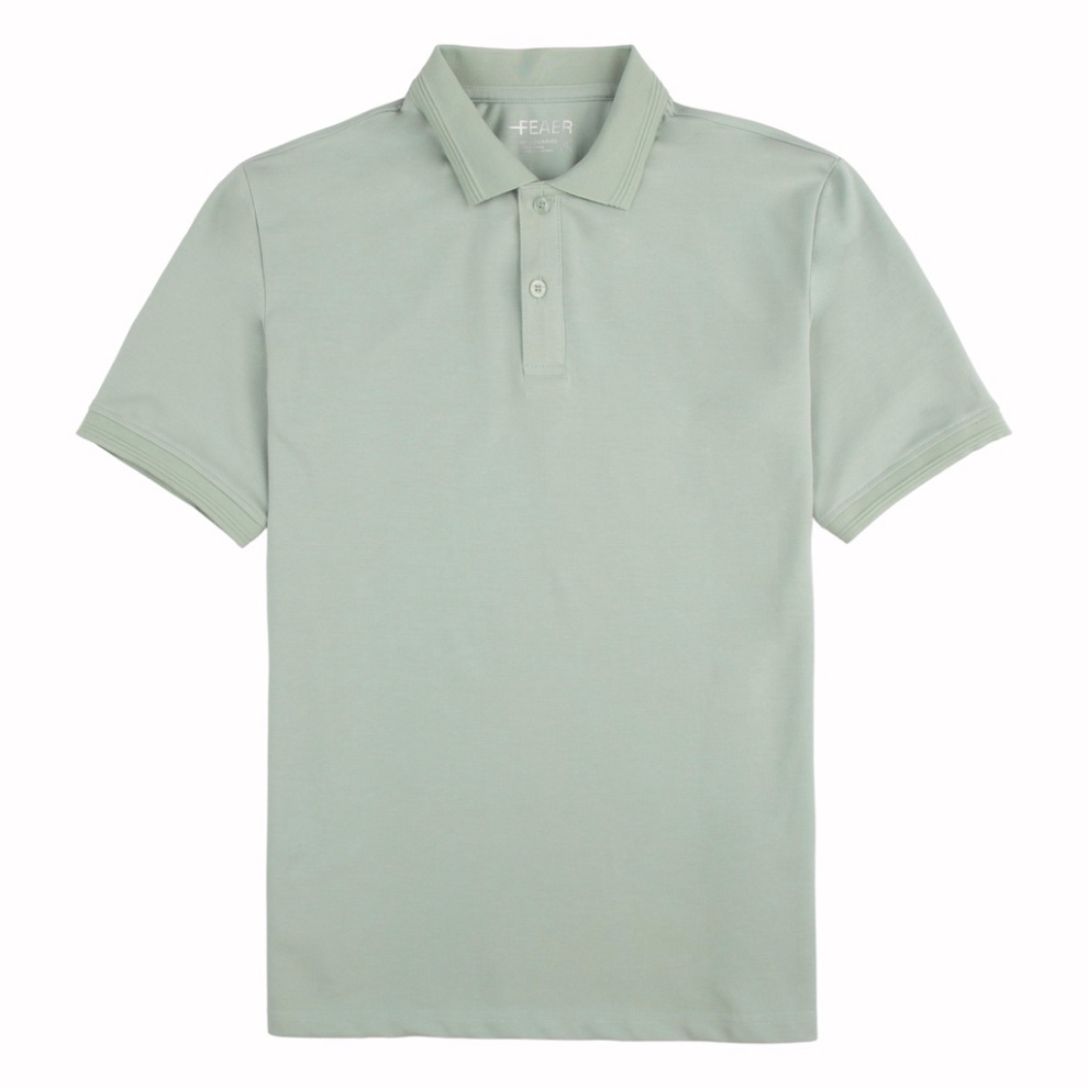 Áo polo nam FEAER DENIM chất thoáng khí thoải mái vải cotton trơn BASIC