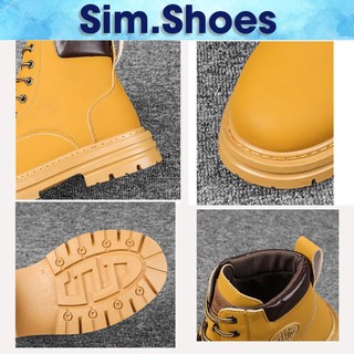 Giày Combat Boots Martin Boots tăng chiều cao 4cm